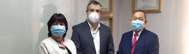 Reuni&oacute;n con nuevo Director Nacional de Fonasa, Camilo Cid Pedraza