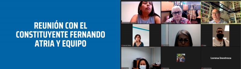 Reuni&oacute;n con el Constituyente Fernando Atria y equipo