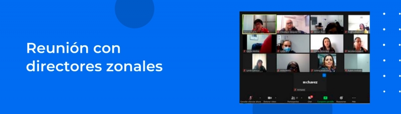 Reuni&oacute;n con directores zonales