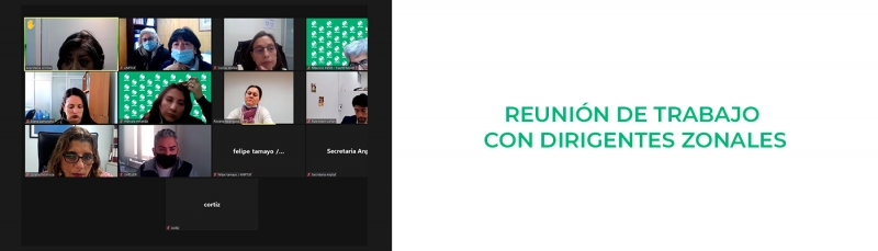 Reuni&oacute;n de trabajo con dirigentes zonales